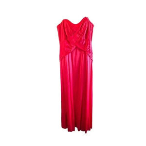 David Meister Women Pink Off The Shoulder Back Zipper Midi Dress‎ Size 6